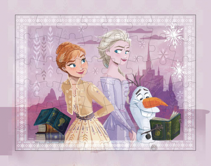 Frozen2 Set 3 Puzzle-uri 3D cu 48 Piese  [5]
