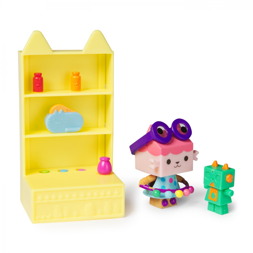 GABBYS DOLLHOUSE BOBBLE KITTY BEBE CUTIUTA SI CAMERA MESTESUGURILOR [4]