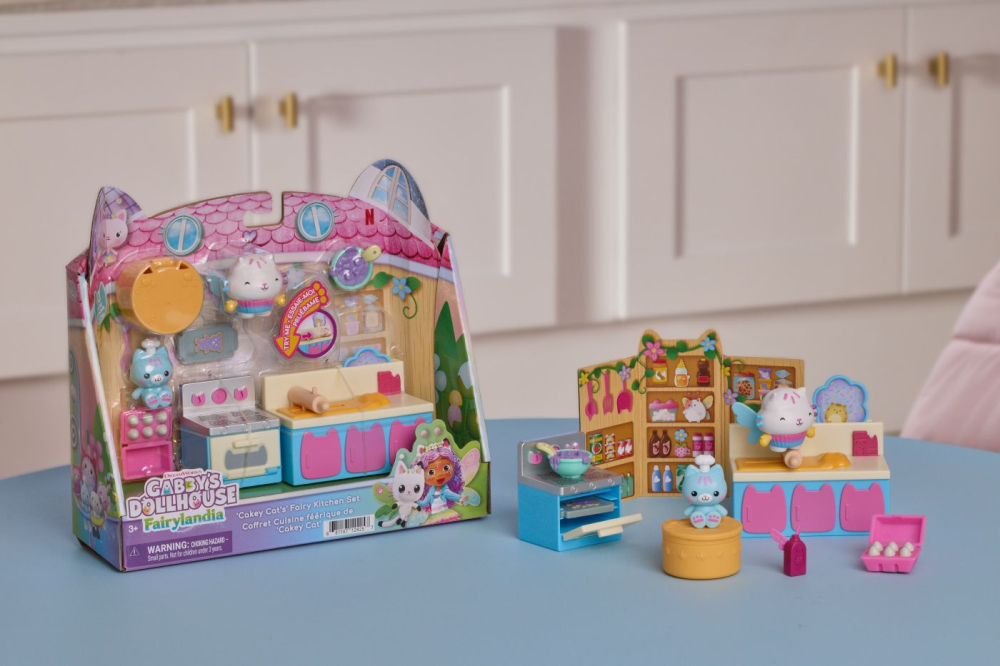 GABBYS DOLLHOUSE FAIRYLANDIA SET DE JOACA BUCATARIA MAGICA A PISICII CAKEY CU FIGURINE SI ACCESORII [2]