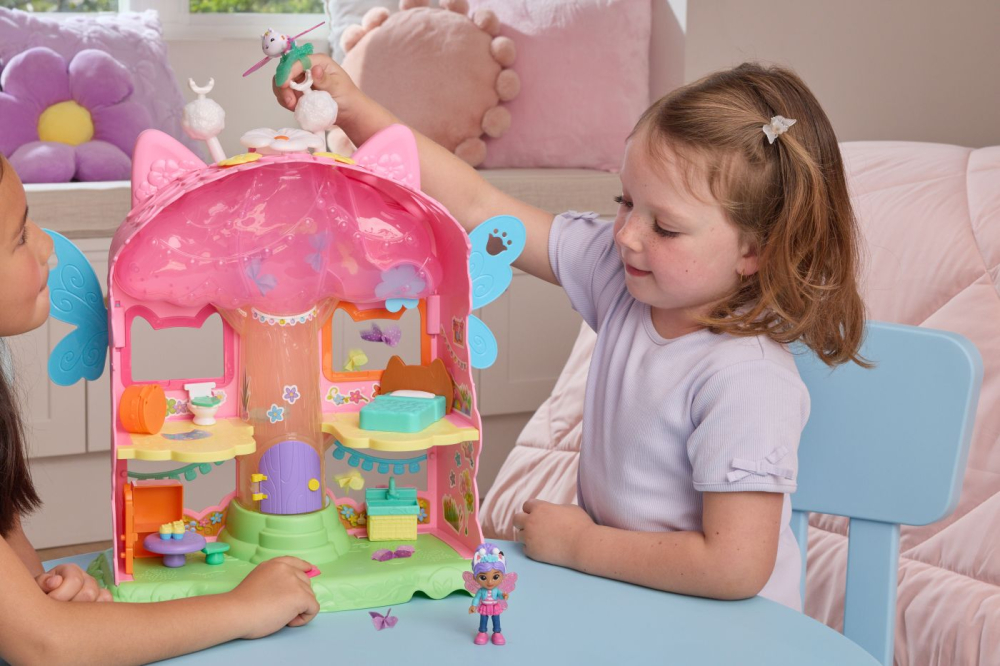 GABBYS DOLLHOUSE FAIRYLANDIA SET DE JOACA ZANA MAGICA FLUTTER CU FIGURINA GABBY INCLUSA [5]