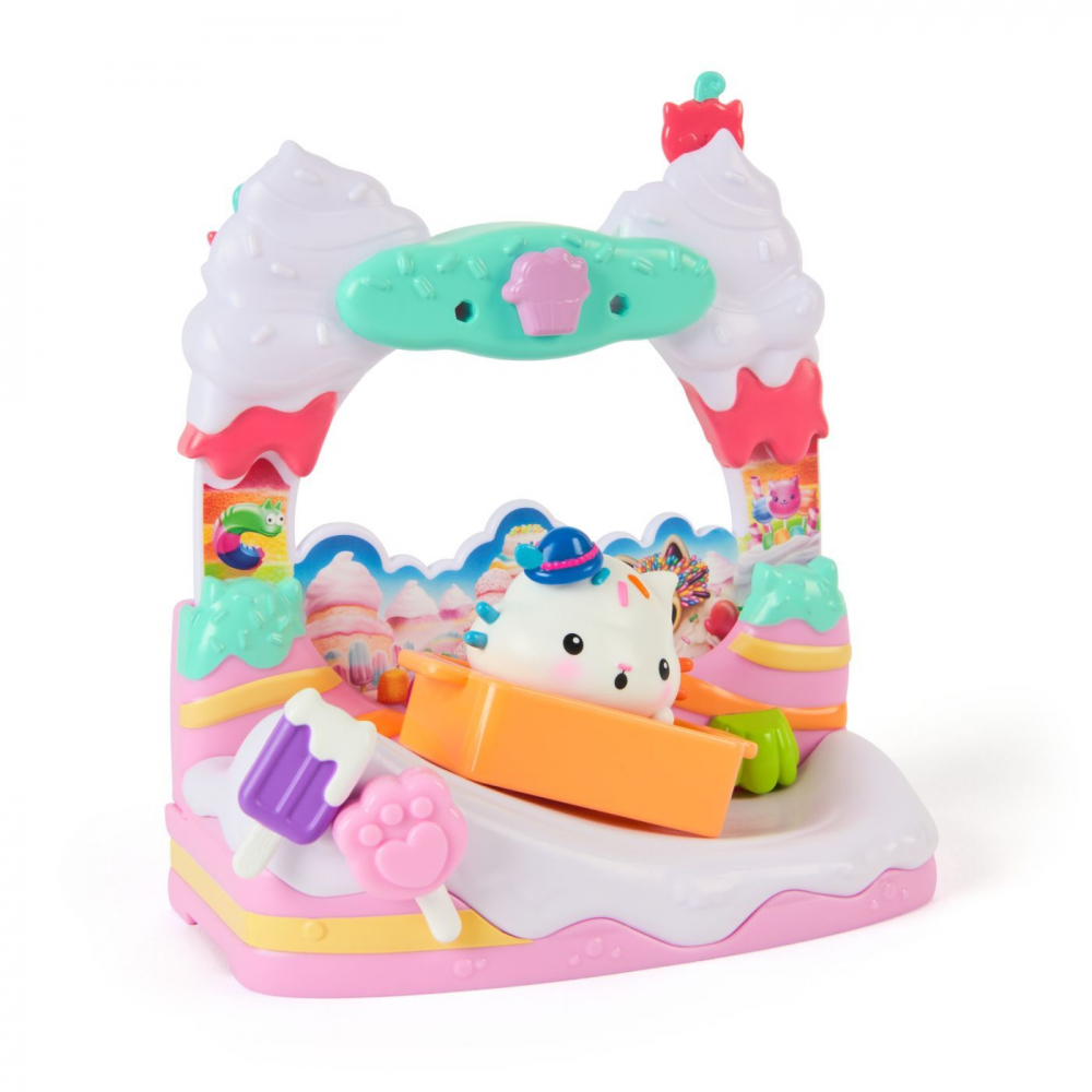 GABBYS DOLLHOUSE FILMUL SET BALCONUL DIN DULCIURI SI FIGURINA PISICA CAKEY CU ACCESORII [8]