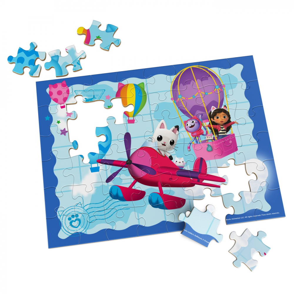 GABBYS DOLLHOUSE PUZZLE DIN LEMN 48 PIESE [2]