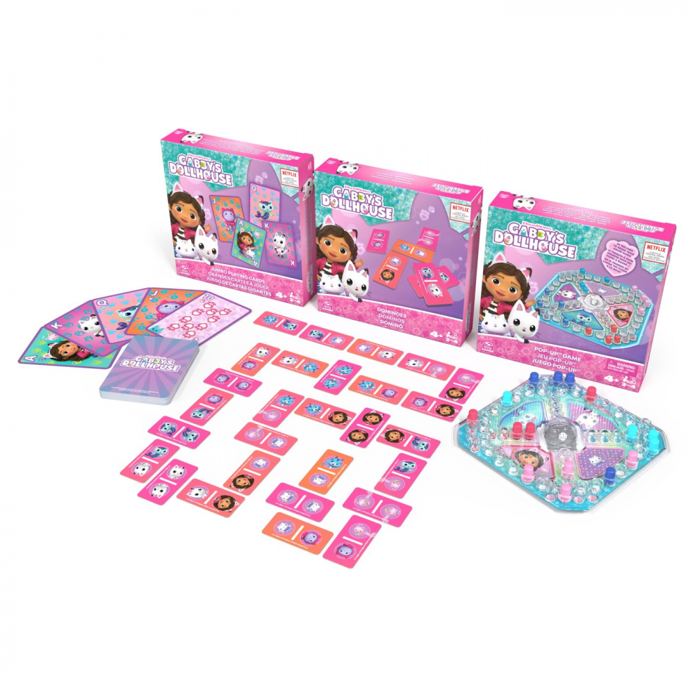 Set 3 jocuri de societate Gabbys Dollhouse,4-8 ani [4]