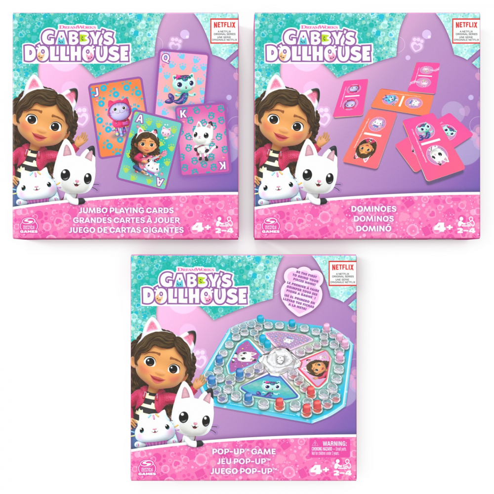 Set 3 jocuri de societate Gabbys Dollhouse,4-8 ani [2]