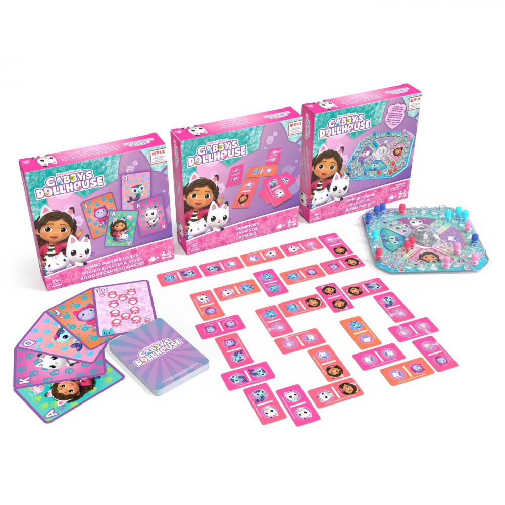 Set 3 jocuri de societate Gabbys Dollhouse,4-8 ani [3]
