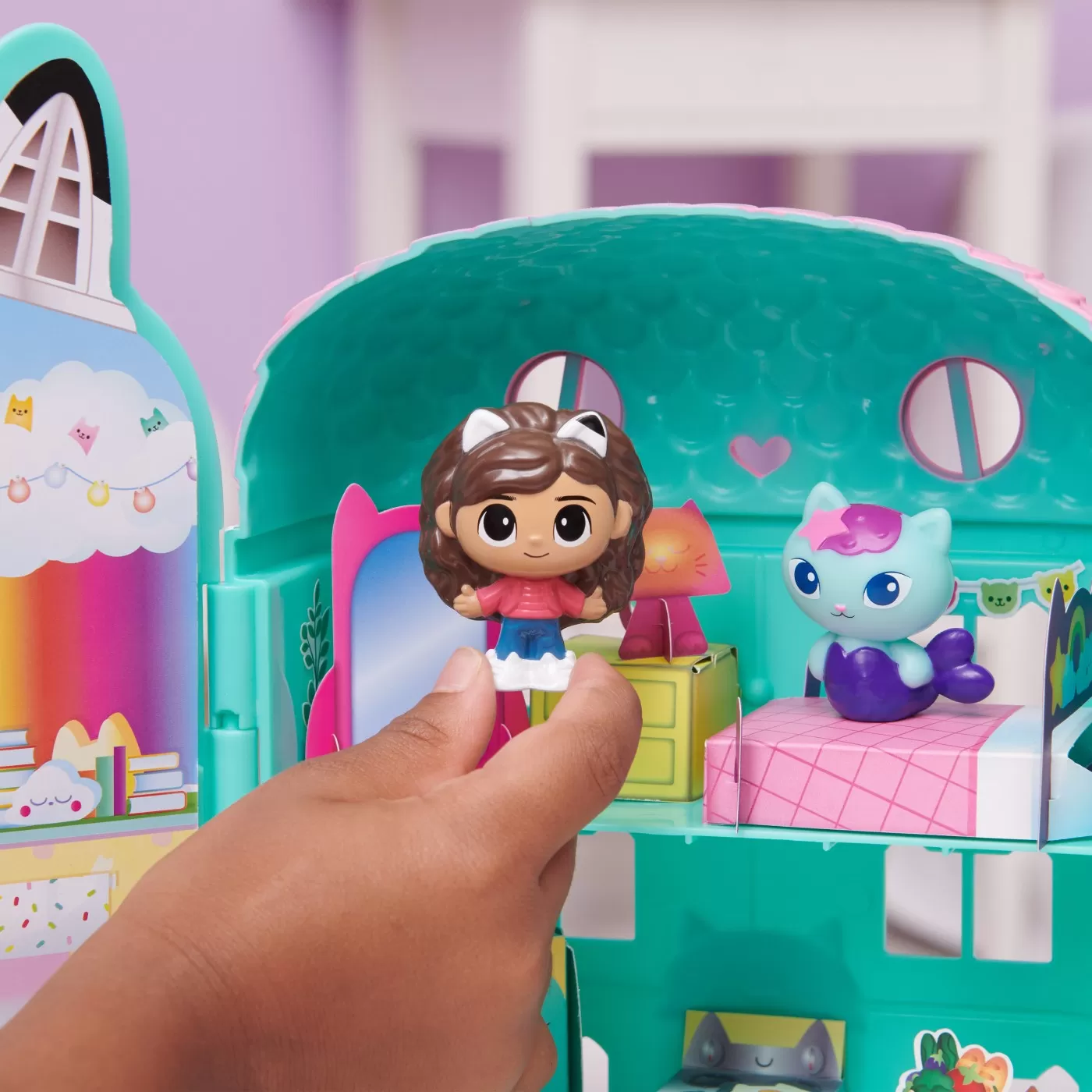 Gabbys Dollhouse Set Mini Casa De Papusi A Lui Gabby [7]