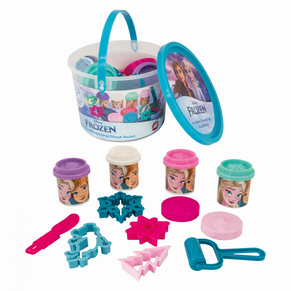 GALETUSA CU 4 BORCANASE DE PLASTILINA SI ACCESORII FROZEN [4]