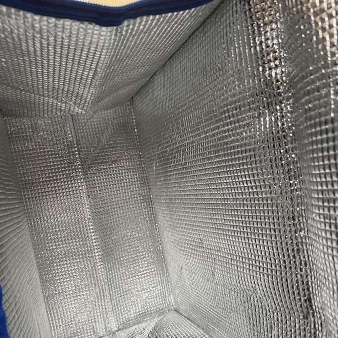 Geanta termoizolanta pentru alimente si bauturi,argintiu, 37x24x32 cm,16 litri [4]
