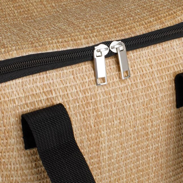 Geanta termoizolanta pentru alimente si bauturi, din paie, 15L, 28x18x30 cm [4]