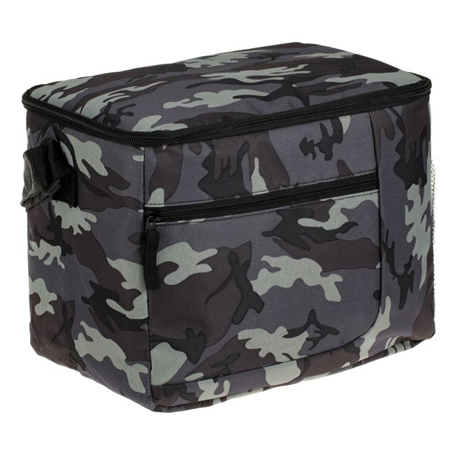 Geanta termoizolanta pentru alimente si bauturi,imprimeu camuflaj, 30x20x25 cm,16 litri