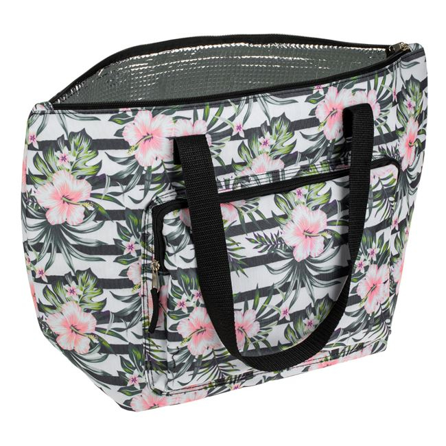 Geanta termoizolanta pentru alimente si bauturi,model flori,15 litri,49x18x32 cm [2]