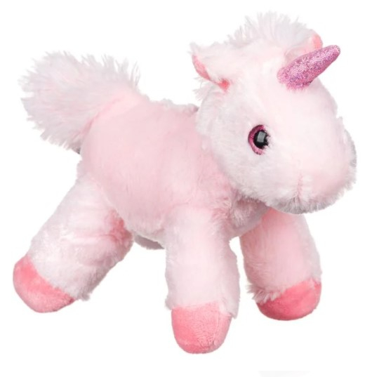 Geantă de plus pentru fetițe cu Unicorn inclus, Roz [3]