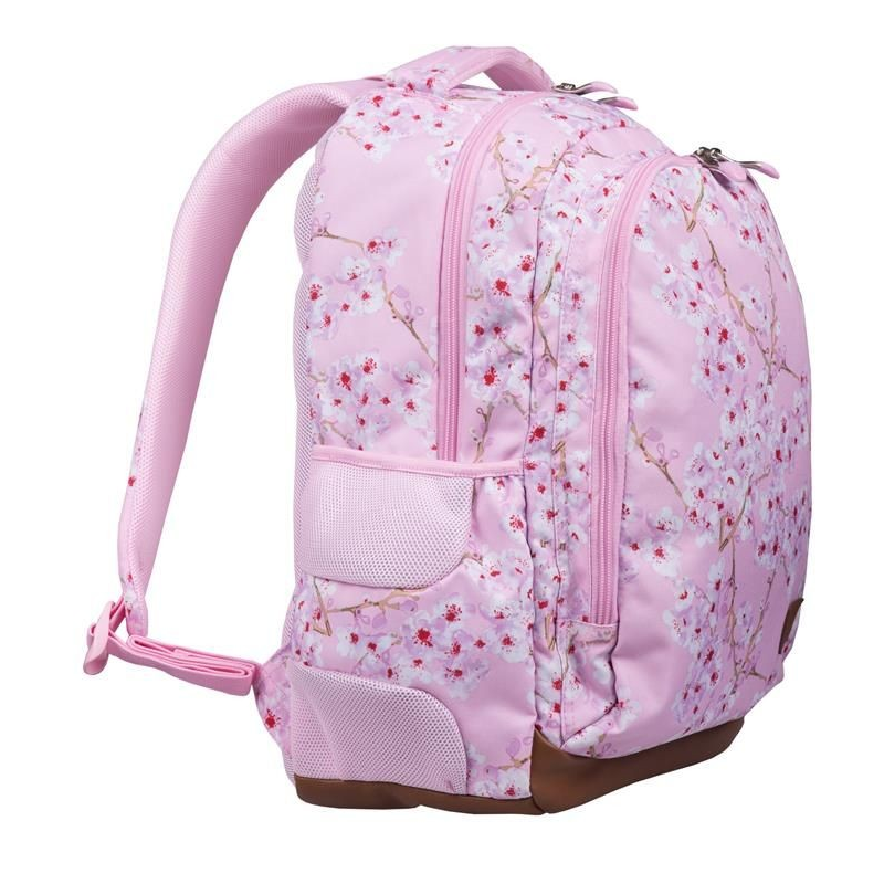 Ghiozdan Blossom pentru scoala, 2 compartimente, 2 buzunare, roz,30x20x44 cm [3]