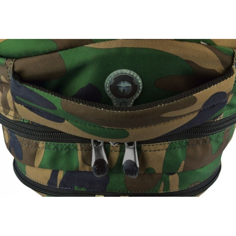 Ghiozdan cu 3 compartimente, 2 buzunare laterale, kaki camuflaj,40x30x20 cm [4]