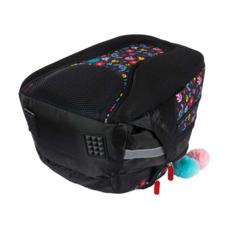 Ghiozdan ergonomic Stitch cu 4 compartimente si fermoar pompon,28x18x40 cm [4]