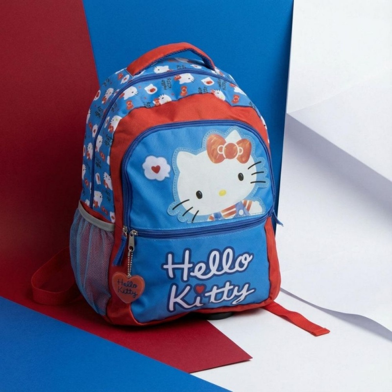 Ghiozdan gradinita Hello Kitty, 3 compartimente, 31x40x14 cm [7]