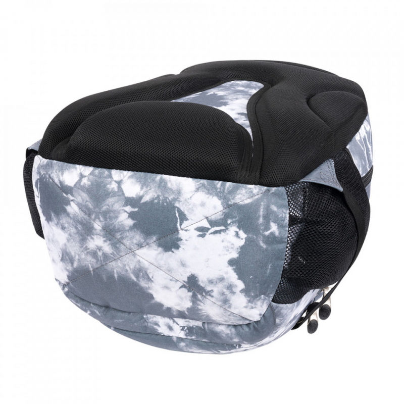 Ghiozdan Grey Clouds pentru scoala, 3 compartimente, 4 buzunare, gri cu negru,30x19x42 cm [6]