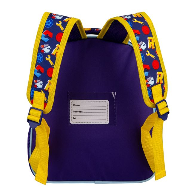 Ghiozdan Paw Patrol 3D pentru gradinita, 1 compartiment, 2 buzunare laterale, albastru,27x10x35 cm [2]