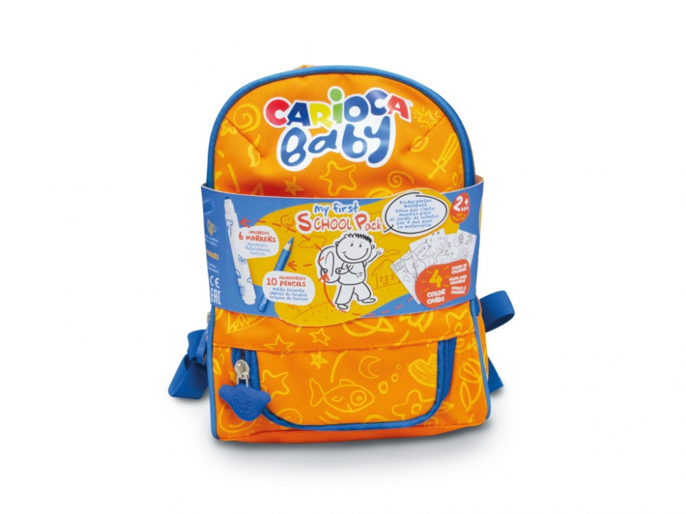 Ghiozdan pentru cresa sau gradinita Carioca Baby,2-5 ani,18x24 cm [2]