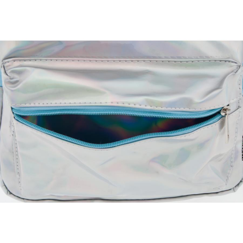 Ghiozdan pentru gradinita cu design holografic,1 compartiment,argintiu,21x12x25 cm [5]