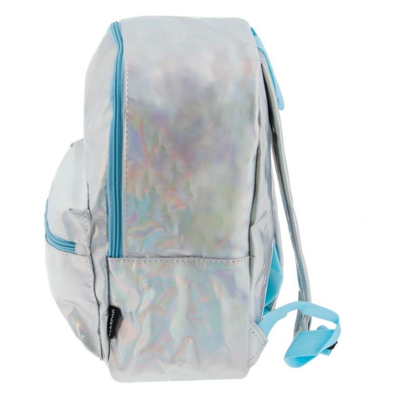 Ghiozdan pentru gradinita cu design holografic,1 compartiment,argintiu,21x12x25 cm [3]
