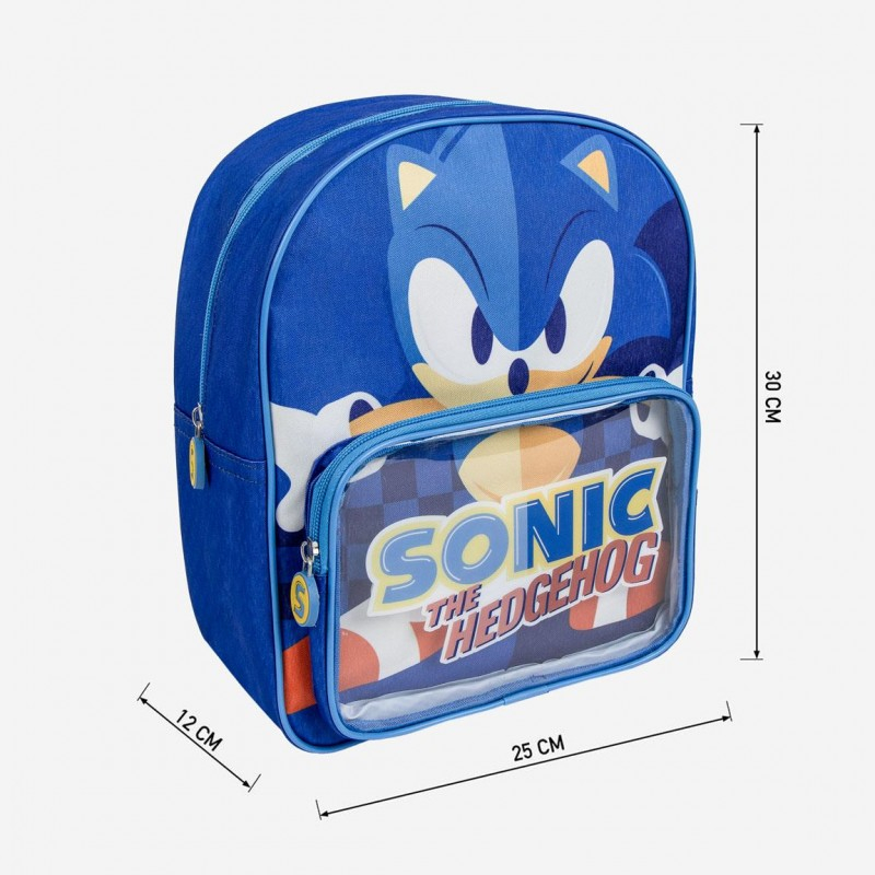 Ghiozdan pentru gradinita Sonic the Hedgehog,1 compartiment, 25x12x30 cm [4]