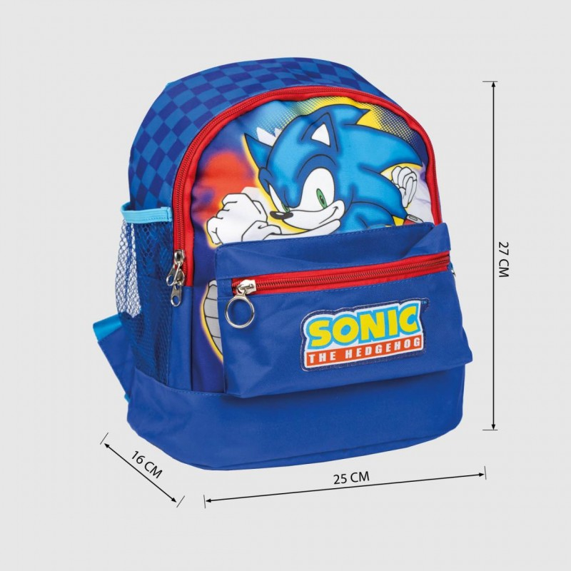 Ghiozdan pentru gradinita Sonic the Hedgehog,1 compartiment, 25x16x27 cm [4]