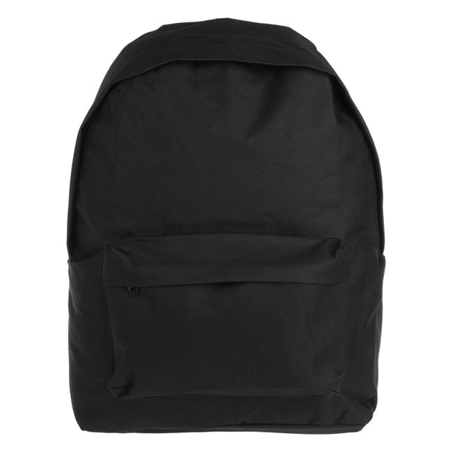 Ghiozdan pentru scoala,1 compartiment,buzunar frontal,material textil,negru,30x12x42 cm