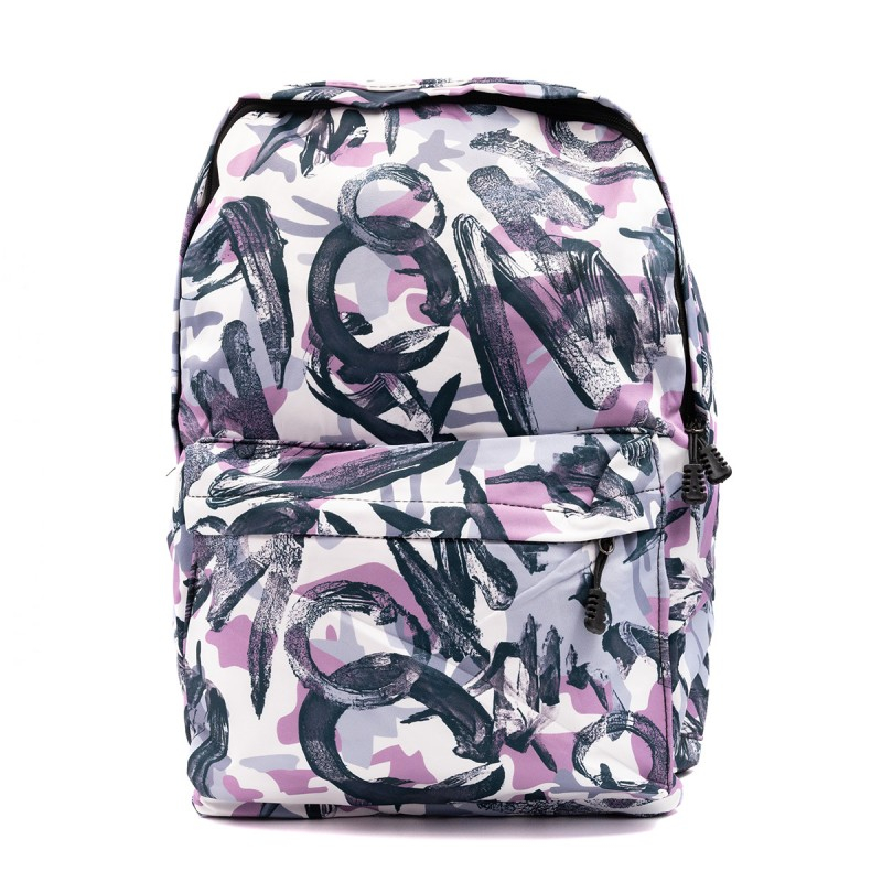 Ghiozdan pentru scoala model Grafitti,1 compartiment,3 buunare,textil,diverse culori,32x14x42 cm [3]