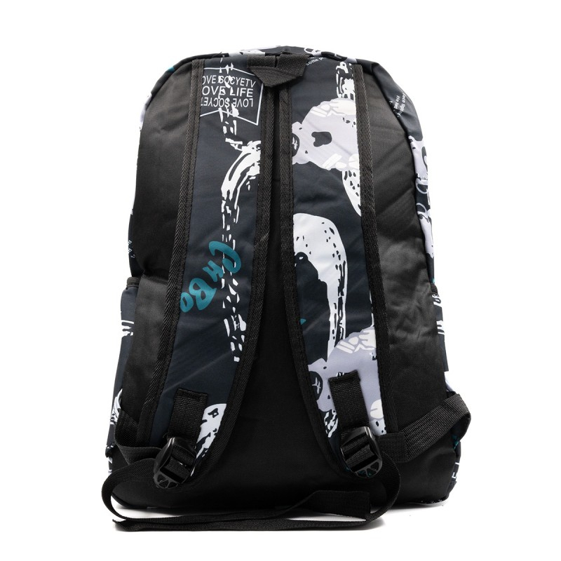 Ghiozdan pentru scoala model Ursulet,1 compartiment,3 buunare,textil,diverse culori,32x14x42 cm [6]