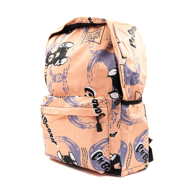 Ghiozdan pentru scoala model Ursulet,1 compartiment,3 buunare,textil,diverse culori,32x14x42 cm [9]