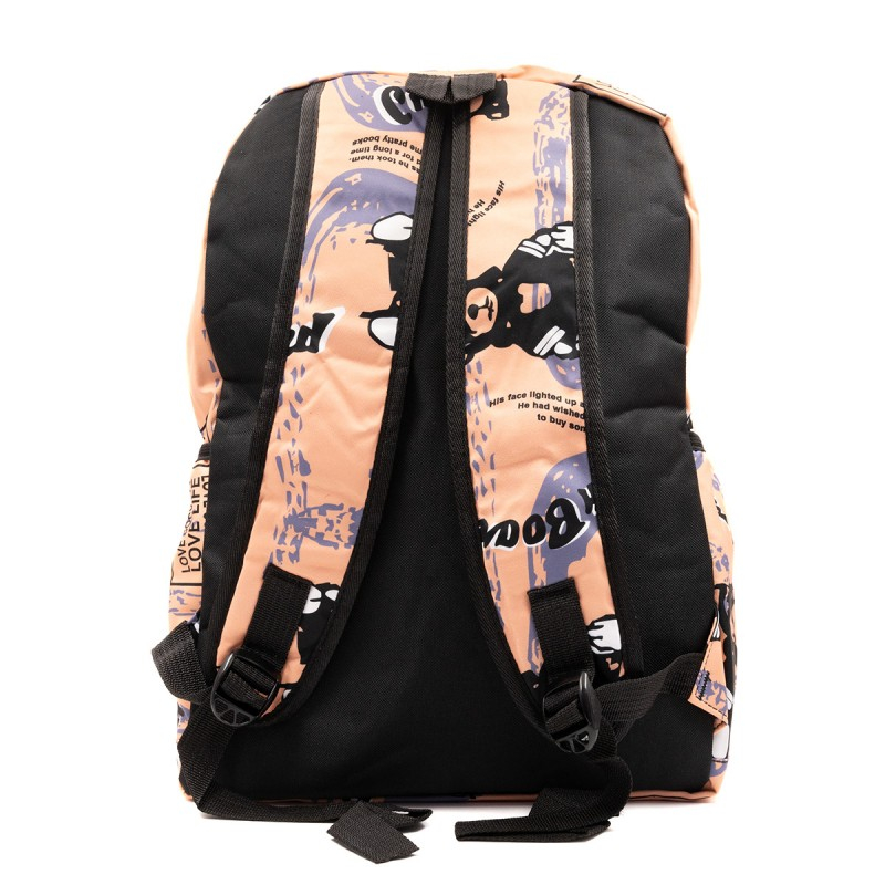Ghiozdan pentru scoala model Ursulet,1 compartiment,3 buunare,textil,diverse culori,32x14x42 cm [10]