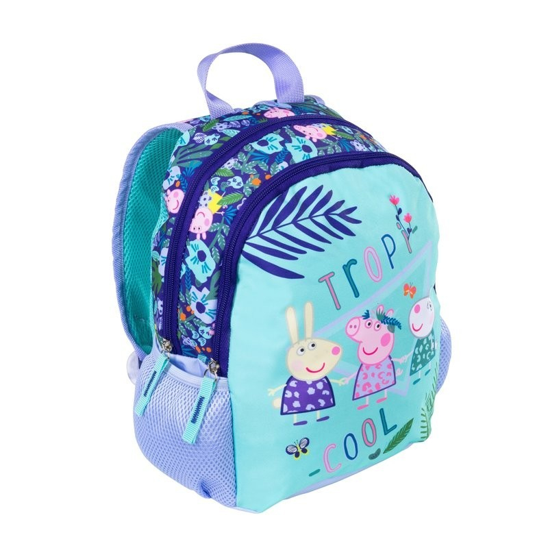 Ghiozdan Peppa Pig pentru gradinita cu 2 compartimente,23x10x27 cm [3]