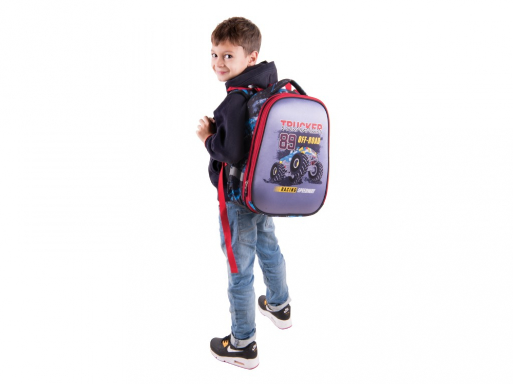 Ghiozdan Pulse Anatomic Cube Off Road pentru clasele I-IV,28x18x38 cm [2]