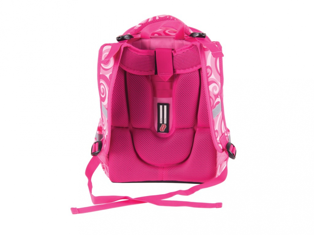 Ghiozdan Pulse Anatomic Cube Pink Magic pentru clasele I-IV,38 x 28 x 18 cm [4]