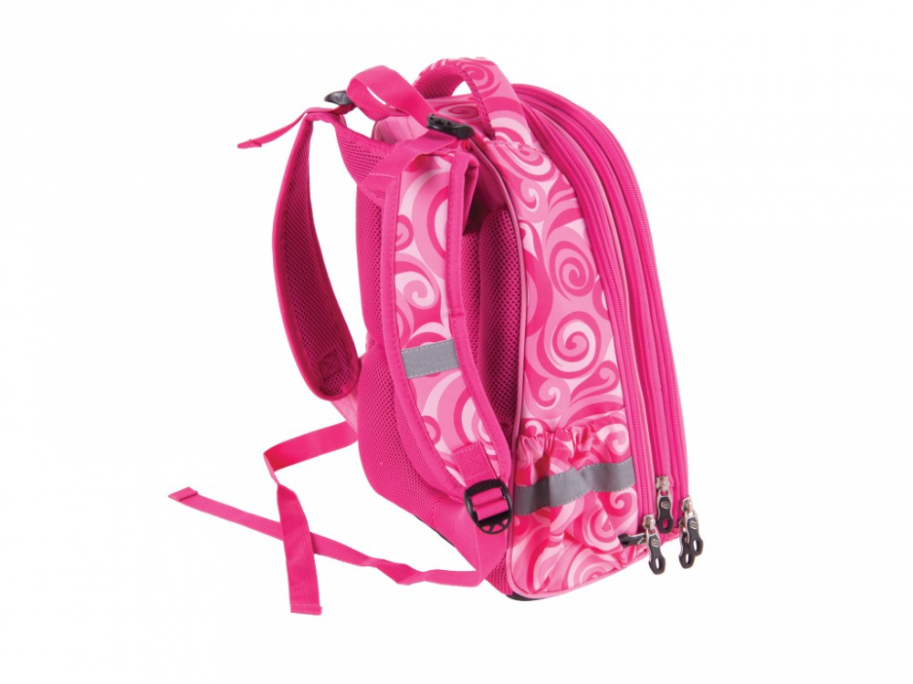 Ghiozdan Pulse Anatomic Cube Pink Magic pentru clasele I-IV,38 x 28 x 18 cm [3]