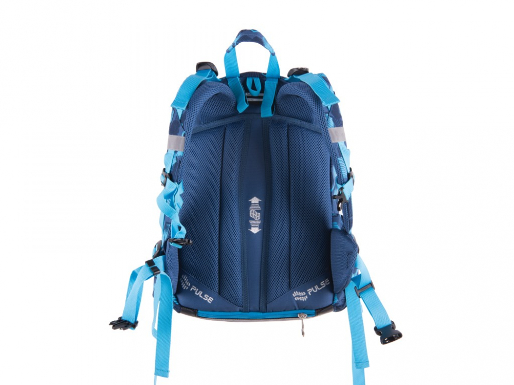 Ghiozdan Pulse Anatomic model Fotbal, albastru,41x28x20 cm [3]