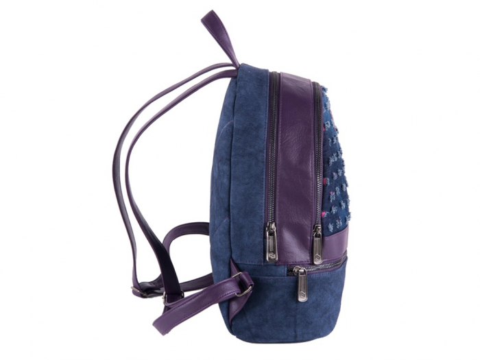Ghiozdan pentru plimbari model Firenze Flower Jeans [2]
