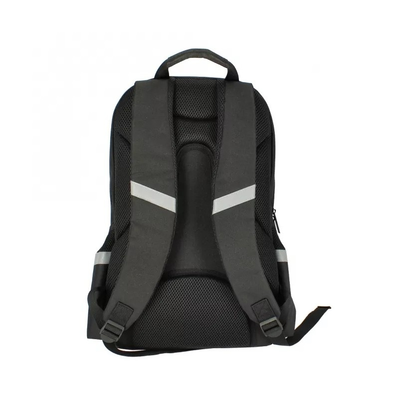 Ghiozdan scoala cu 2 compartimente,poliester,negru,45 cm [3]