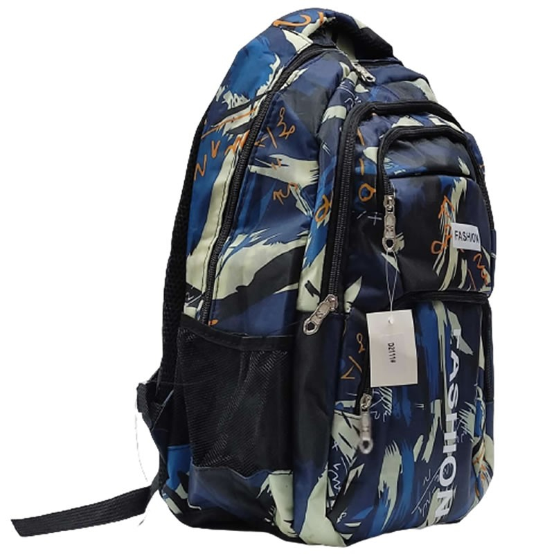 Ghiozdan scoala cu 2 compartimente si 3 buzunare,textil,diverse culori, 39 cm [4]
