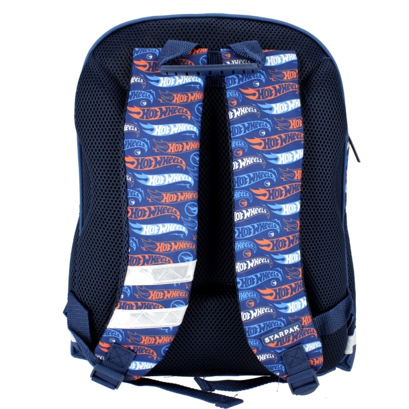 Ghiozdan scoala Starpak Hot Wheels, 3 compartimente, albastru, 30x30x41 cm [6]