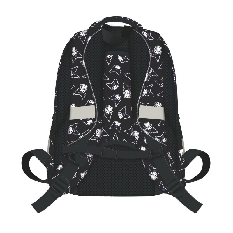 Ghiozdan St. Majewski Kuromi, 3 compartimente, 40 cm, negru [2]