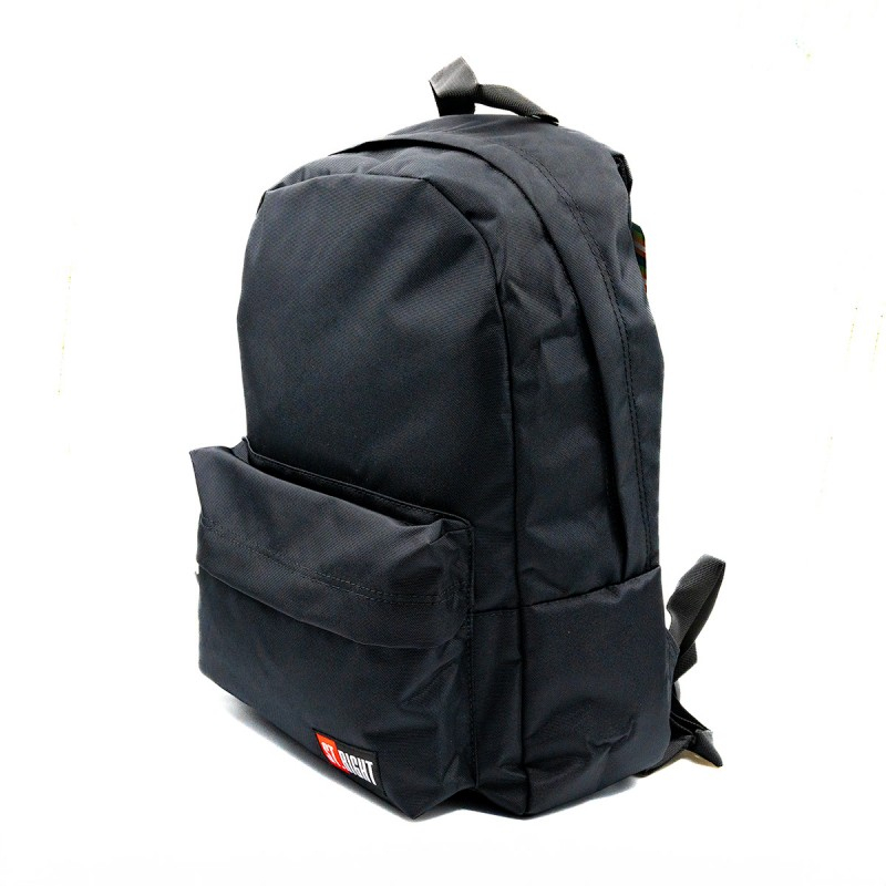 Ghiozdan St.Right Black pentru scoala,1 compartiment, negru,40 cm [2]