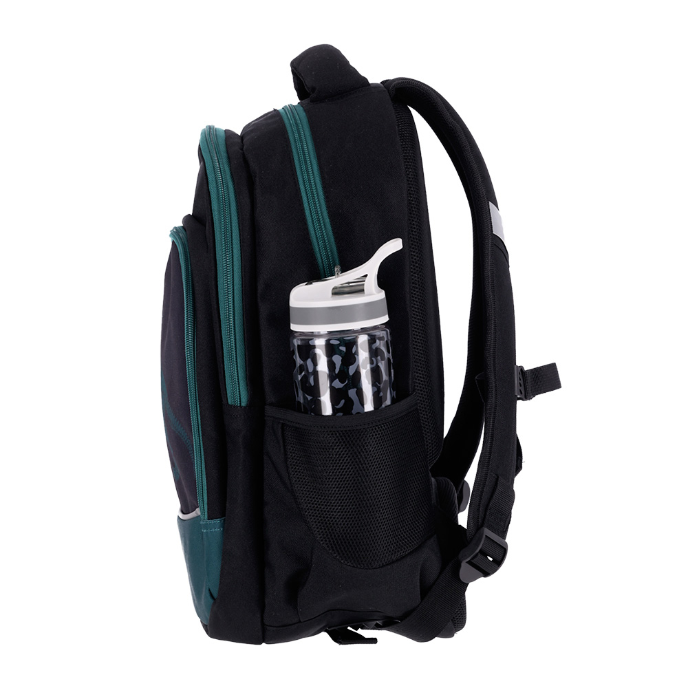 Ghiozdan Strigo Misty+ Black Dinosaur, 24L, 39×27×18 cm [4]
