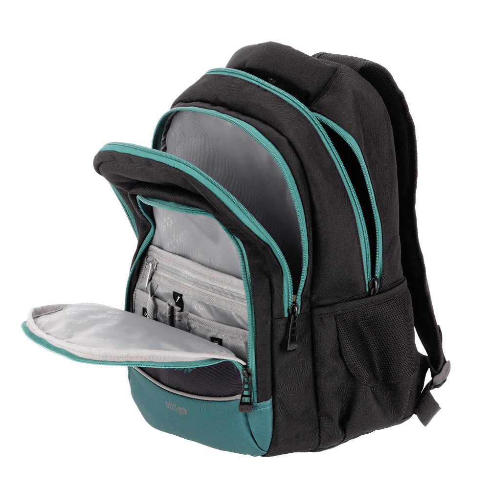 Ghiozdan Strigo Misty+ Black Dinosaur, 24L, 39×27×18 cm [2]