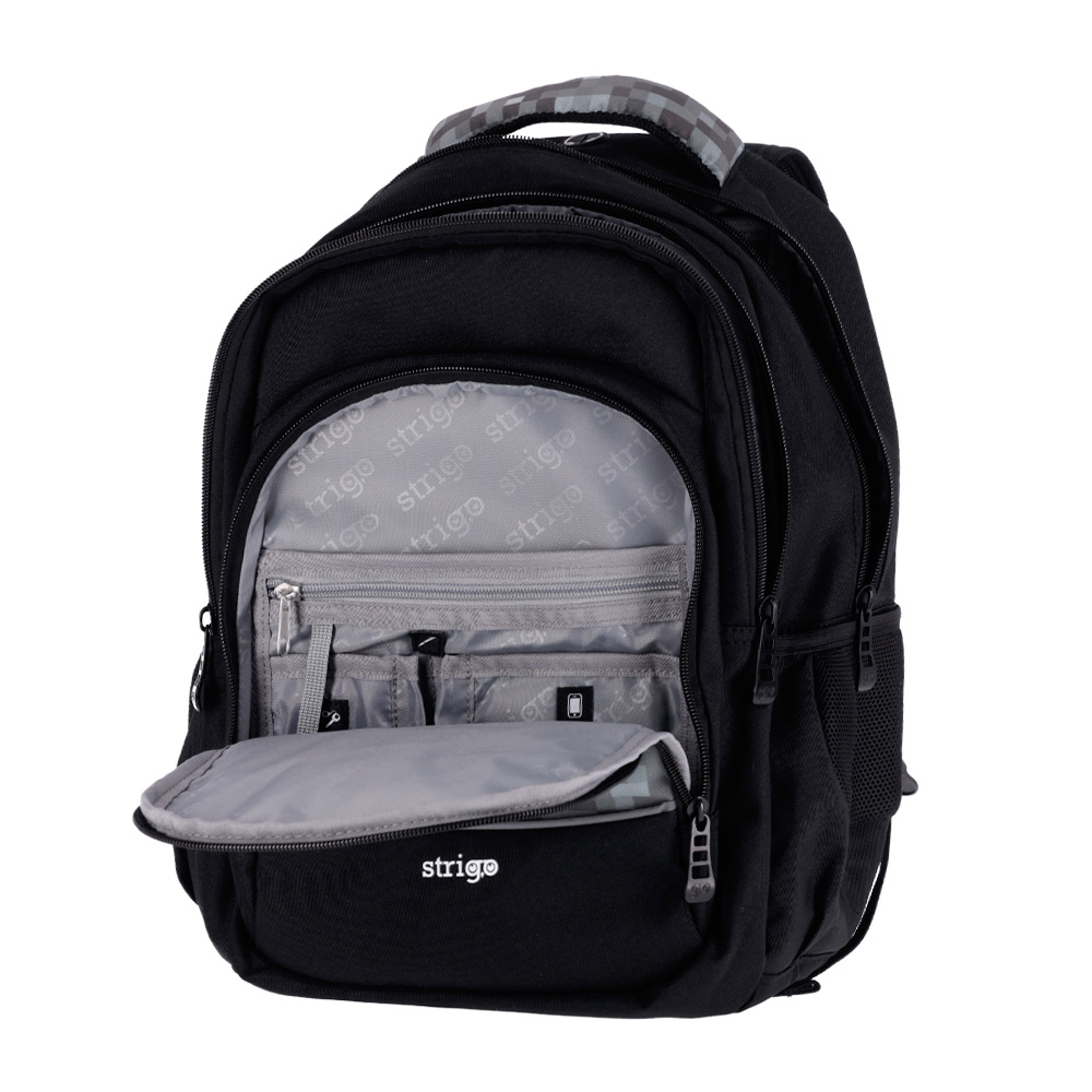 Ghiozdan Strigo Misty+ Minecraft, 24L, 39×27×18 cm [3]