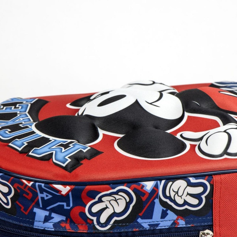 Ghiozdan tip troller pentru gradinita Mickey 3D, 25x31x10 cm [7]