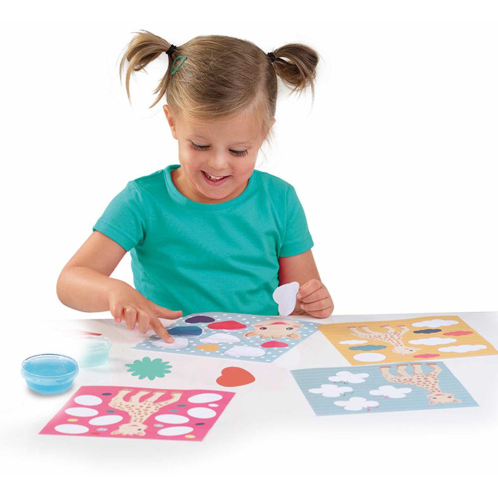 Girafa Sophie – Lipește forme, set creativ cu mozaic din hârtie [3]