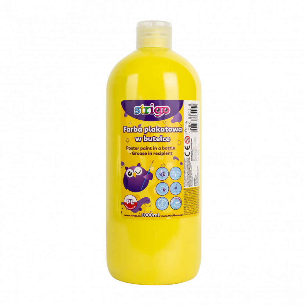 Guașe Strigo în Recipient 1000 ml, Galben [1]