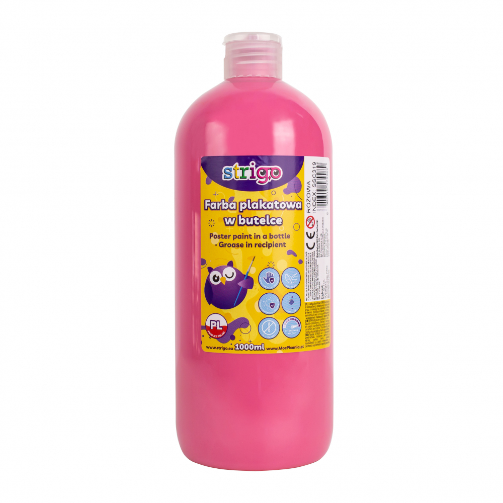 Guașe Strigo în Recipient 1000 ml, Roz [1]